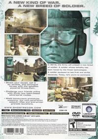 Tom Clancy's Ghost Recon: Advanced Warfighter - Box - Back Image