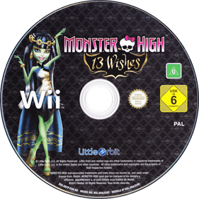 Monster High: 13 Wishes - Disc Image