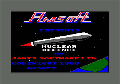 Nuclear Defence - Screenshot - Game Title Image