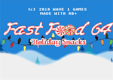 Fast Food 64: Holiday Snacks - Screenshot - Game Title Image