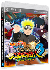 Naruto Shippuden: Ultimate Ninja Storm 3 Full Burst - Box - 3D Image