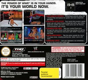 WWE SmackDown vs. Raw 2010 - Box - Back Image