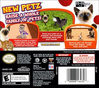 Petz: Catz Clan - Box - Back Image