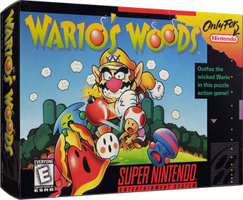 Wario's Woods - Box - 3D Image
