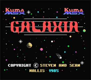 Galaxia - Screenshot - Game Title Image
