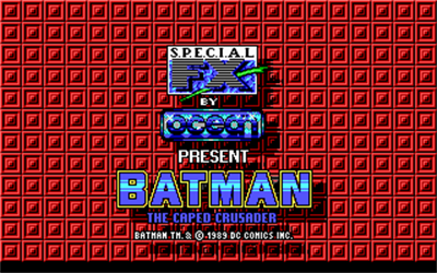 Batman: The Caped Crusader - Screenshot - Game Title Image