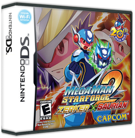 Mega Man Star Force 2: Zerker x Saurian - Box - 3D Image