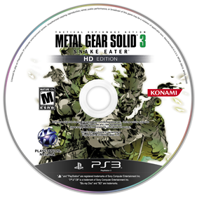 Metal Gear Solid 3: Snake Eater: HD Edition - Fanart - Disc Image