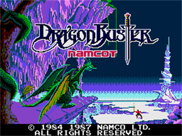 Dragon Buster - Screenshot - Game Title