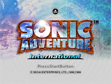 Sonic Adventure International - Screenshot - Game Title Image