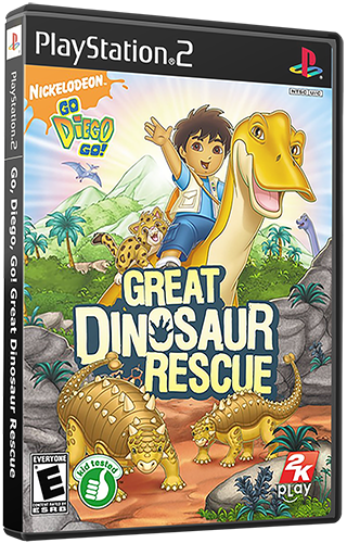 Sony PlayStation 2 Go Diego Go Great Dinosaur Rescue Ps2 Game