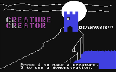 Creature Creator - Screenshot - Game Title Image