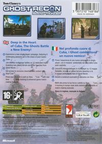 Tom Clancy's Ghost Recon: Island Thunder - Box - Back Image