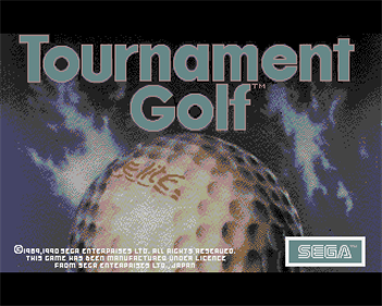 Tournament Golf - Screenshot - Game Title Image