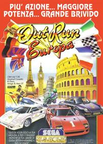 Out Run Europa - Advertisement Flyer - Front Image