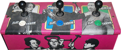 The Three Stooges - Arcade - Control Panel Image