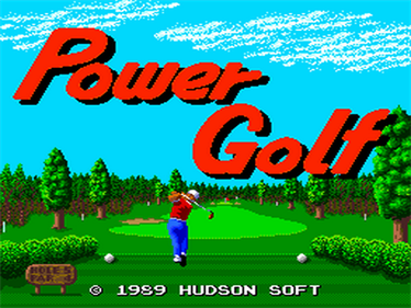 Power Golf - Screenshot - Game Title Image