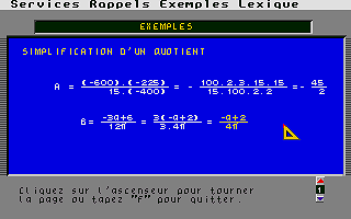 Micro Brevet: Algèbre