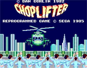 Choplifter - Screenshot - Game Title Image