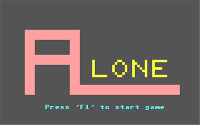 Alone - Screenshot - Game Title Image
