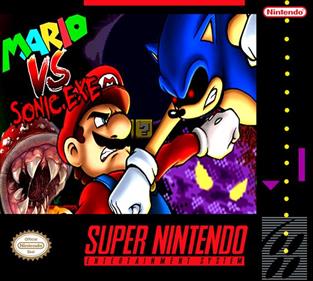 Mario vs. SONIC.EXE - Fanart - Box - Front Image