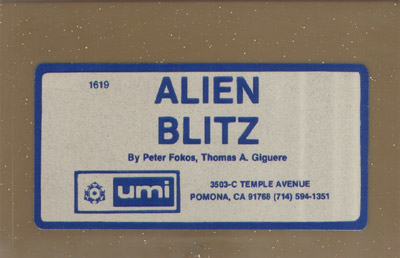 Alien Blitz - Cart - Front Image