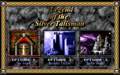 Legend of the Silver Talisman - Screenshot - Game Select Image