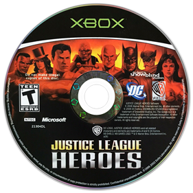 Justice League Heroes - Disc Image