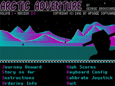 Arctic Adventure - Screenshot - Game Title Image