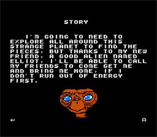 E.T. the Extra-Terrestrial: NES Graphics - Screenshot - Gameplay Image