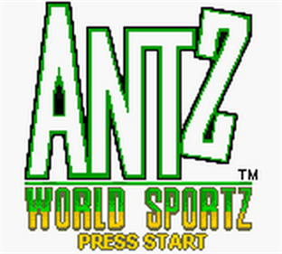Antz World Sportz - Screenshot - Game Title Image