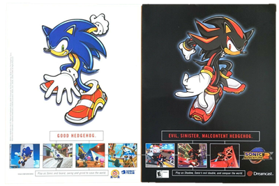 Sonic Adventure 2 - Advertisement Flyer - Front Image