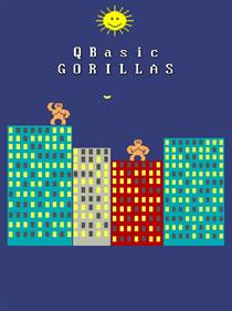 QBasic Gorillas - Fanart - Box - Front