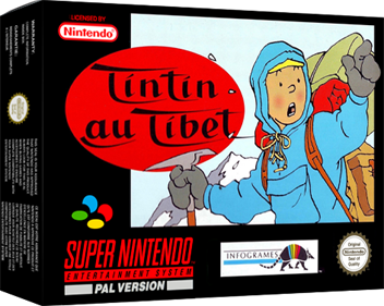 Tintin in Tibet - Box - 3D Image