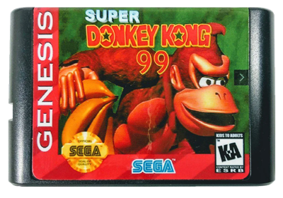 Super Donkey Kong 99 - Fanart - Cart - Front