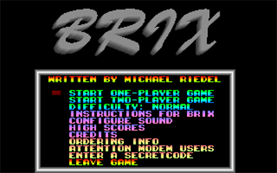 Brix - Screenshot - Game Title Image