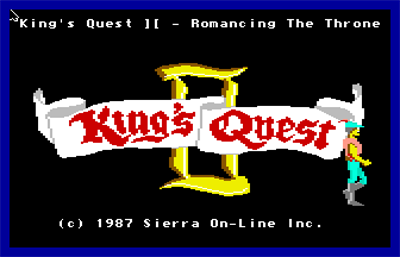 King's Quest II: Romancing the Throne - Screenshot - Game Title Image