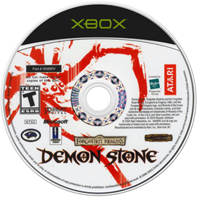 Forgotten Realms: Demon Stone - Disc Image