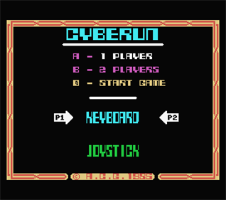 Cyberun - Screenshot - Game Select Image