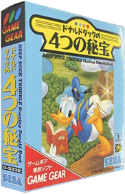 Deep Duck Trouble Starring Donald Duck - Box - 3D Image