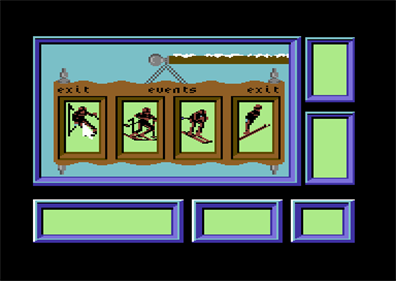 Downhill Challenge (Brøderbund Software) - Screenshot - Game Select Image
