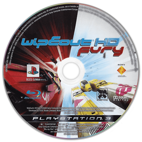 WipEout HD Fury - Disc Image