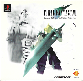 Final Fantasy VII Square Soft on PlayStation Previews
