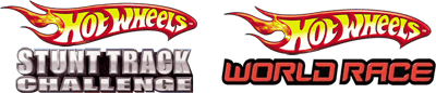 2 Game Pack: Hot Wheels: Stunt Track Challenge / Hot Wheels: World Race - Clear Logo Image