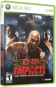 TNA iMPACT! Total Nonstop Action Wrestling - Box - 3D Image