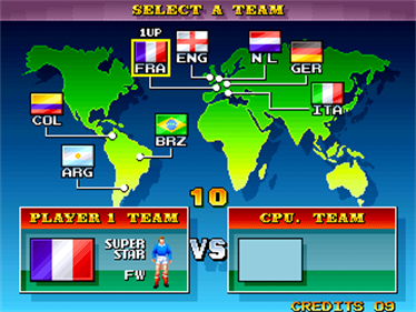 Dream Soccer '94 - Screenshot - Game Select Image