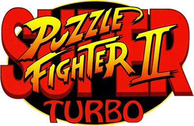 Super Puzzle Fighter II Turbo - Clear Logo Image