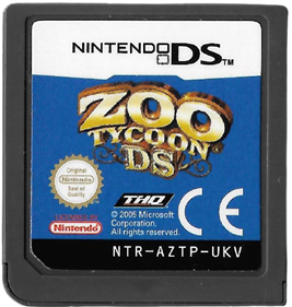 Zoo Tycoon DS - Cart - Front Image