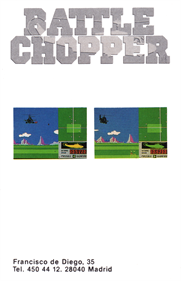 Battle Chopper - Box - Back Image