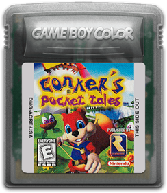 Conker's Pocket Tales - Fanart - Cart - Front
